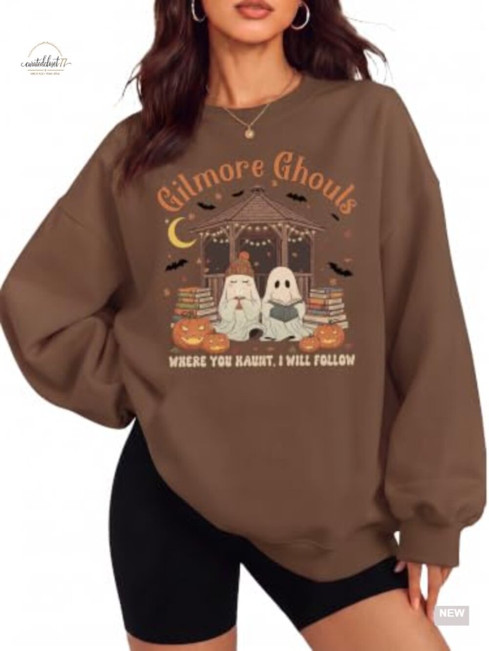 Mama Graphic Oversized Crewneck Sweatshirt Pullover with Pocket